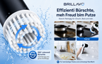 BRILLAVO Brosse de nettoyage sans fil 7-en-1 Plus de brillance. Moins d'effort.